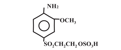 VINYL SULPHONE ESTER OF ORTHO ANISIDINE